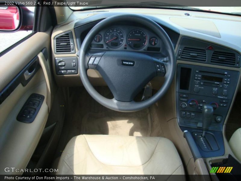 Red / Taupe/Light Taupe 2002 Volvo S60 2.4