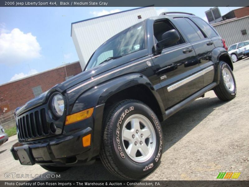 Black / Medium Slate Gray 2006 Jeep Liberty Sport 4x4