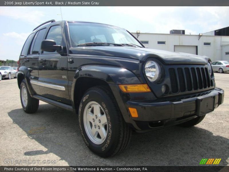 Black / Medium Slate Gray 2006 Jeep Liberty Sport 4x4
