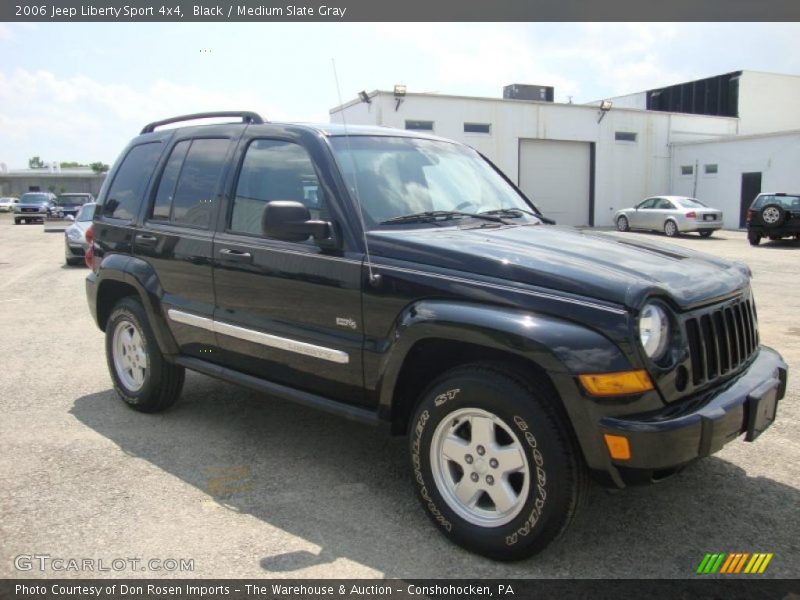 Black / Medium Slate Gray 2006 Jeep Liberty Sport 4x4