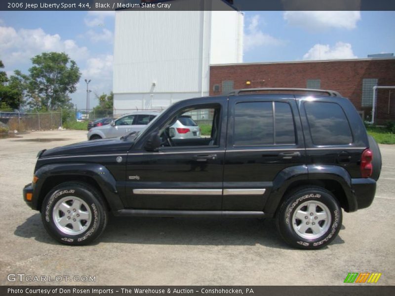 Black / Medium Slate Gray 2006 Jeep Liberty Sport 4x4