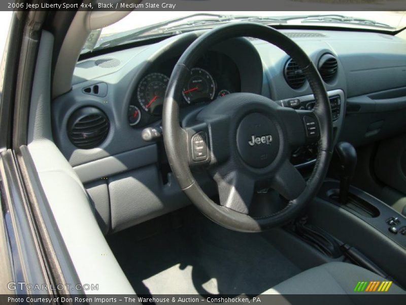 Black / Medium Slate Gray 2006 Jeep Liberty Sport 4x4