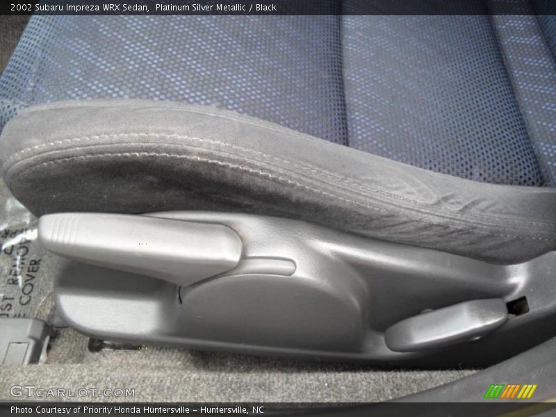 Platinum Silver Metallic / Black 2002 Subaru Impreza WRX Sedan