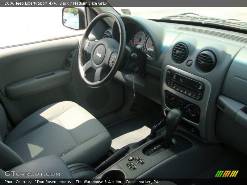 Black / Medium Slate Gray 2006 Jeep Liberty Sport 4x4