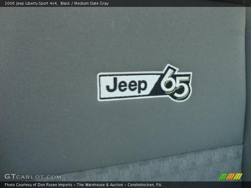 Black / Medium Slate Gray 2006 Jeep Liberty Sport 4x4