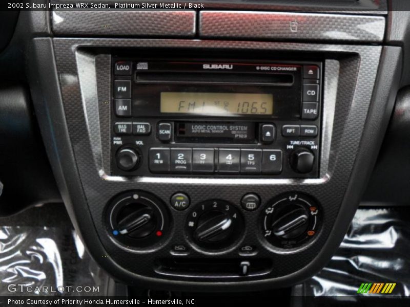Audio System of 2002 Impreza WRX Sedan