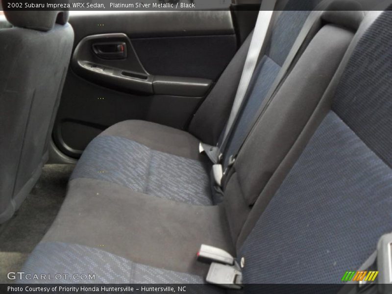 Platinum Silver Metallic / Black 2002 Subaru Impreza WRX Sedan