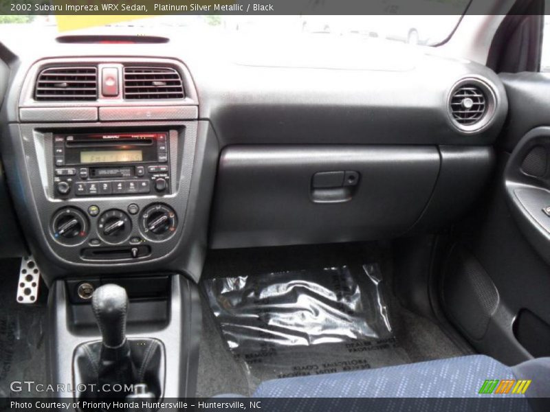Platinum Silver Metallic / Black 2002 Subaru Impreza WRX Sedan
