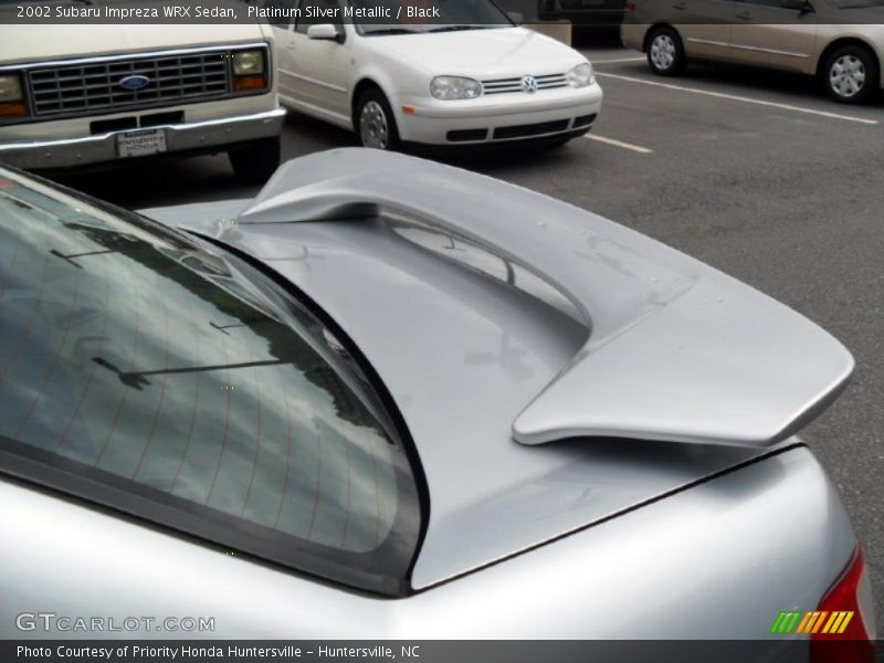 Platinum Silver Metallic / Black 2002 Subaru Impreza WRX Sedan