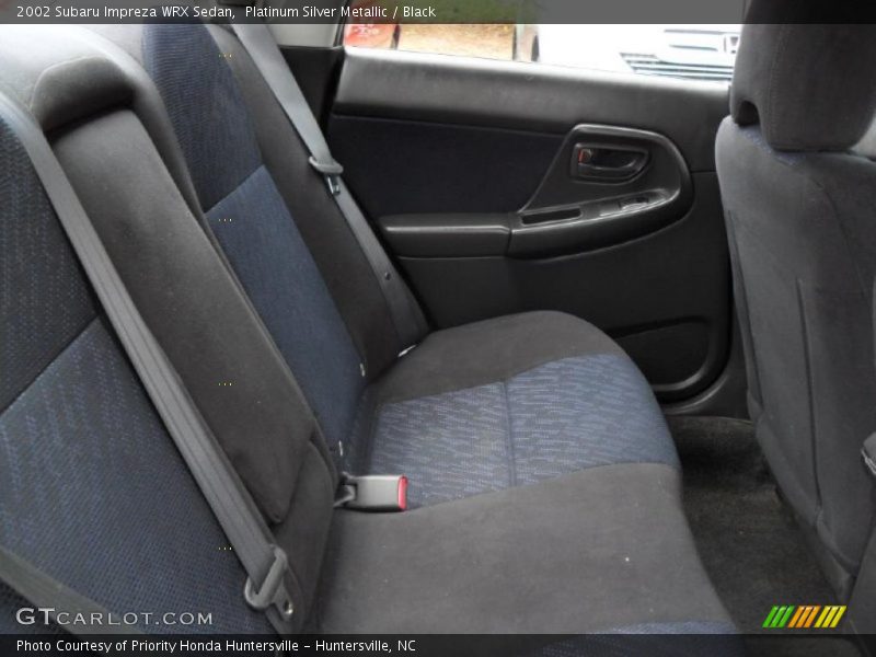 Rear Seat of 2002 Impreza WRX Sedan