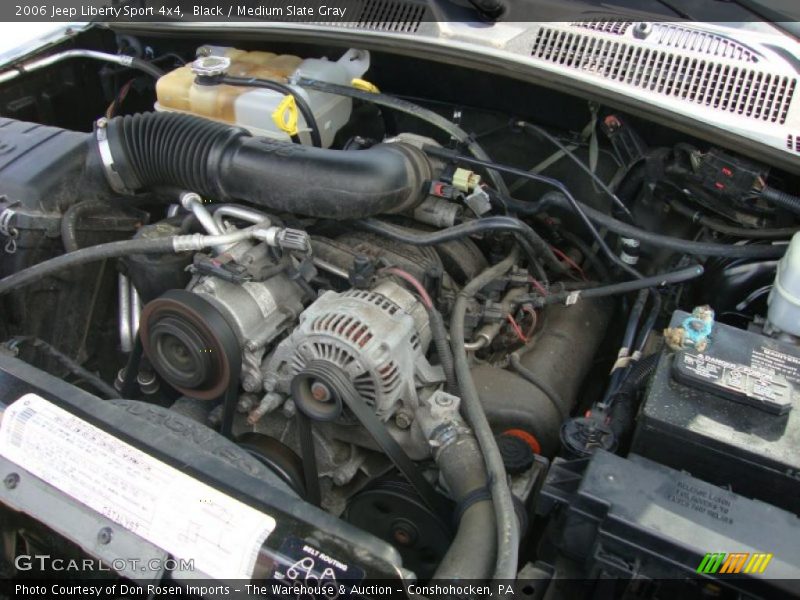 Black / Medium Slate Gray 2006 Jeep Liberty Sport 4x4