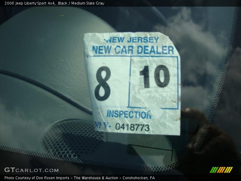 Black / Medium Slate Gray 2006 Jeep Liberty Sport 4x4