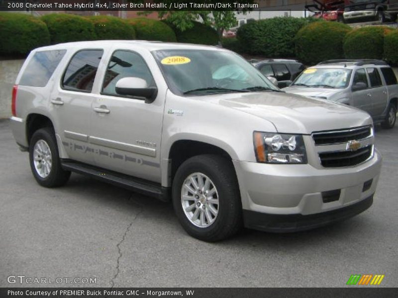 Silver Birch Metallic / Light Titanium/Dark Titanium 2008 Chevrolet Tahoe Hybrid 4x4