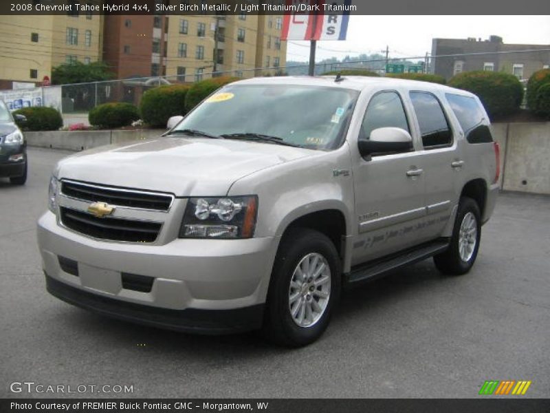 Silver Birch Metallic / Light Titanium/Dark Titanium 2008 Chevrolet Tahoe Hybrid 4x4