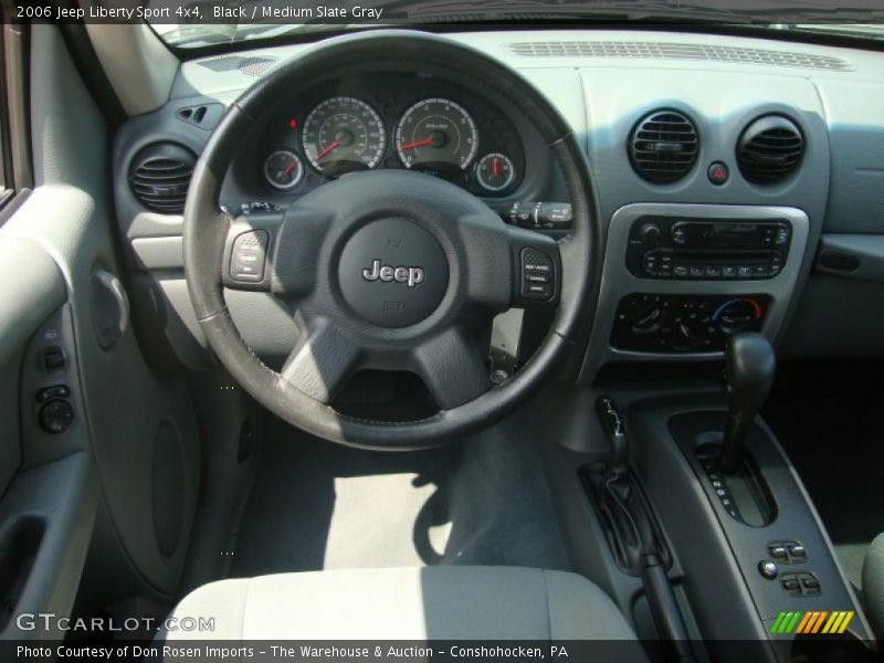 Black / Medium Slate Gray 2006 Jeep Liberty Sport 4x4