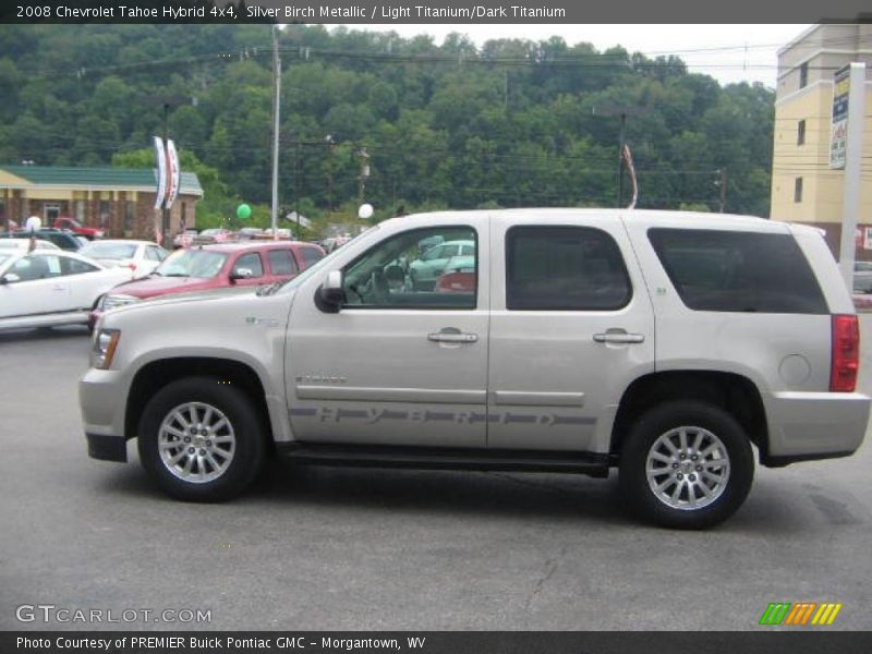 Silver Birch Metallic / Light Titanium/Dark Titanium 2008 Chevrolet Tahoe Hybrid 4x4