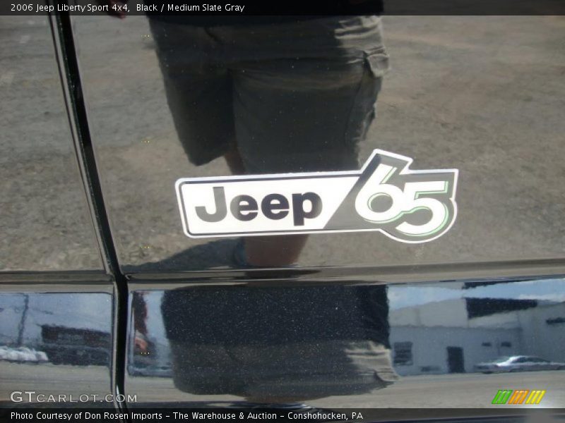 Black / Medium Slate Gray 2006 Jeep Liberty Sport 4x4