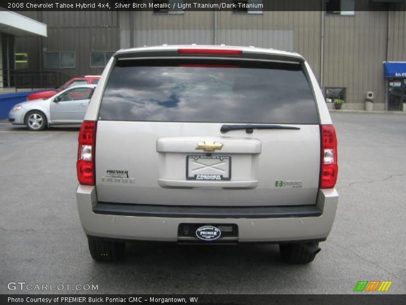 Silver Birch Metallic / Light Titanium/Dark Titanium 2008 Chevrolet Tahoe Hybrid 4x4