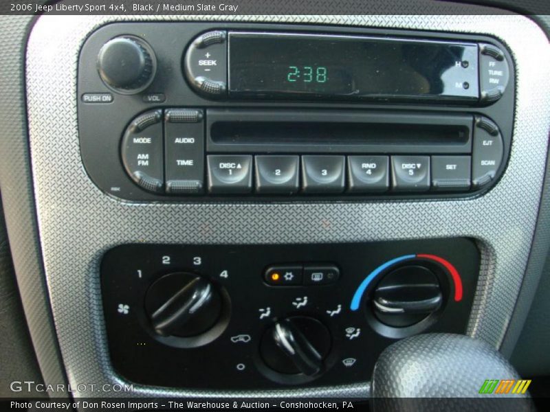 Black / Medium Slate Gray 2006 Jeep Liberty Sport 4x4