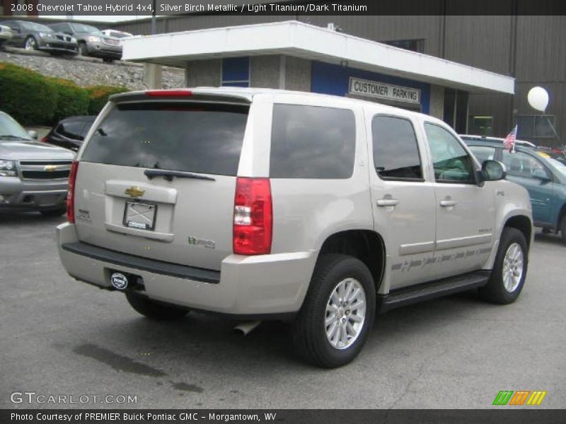 Silver Birch Metallic / Light Titanium/Dark Titanium 2008 Chevrolet Tahoe Hybrid 4x4