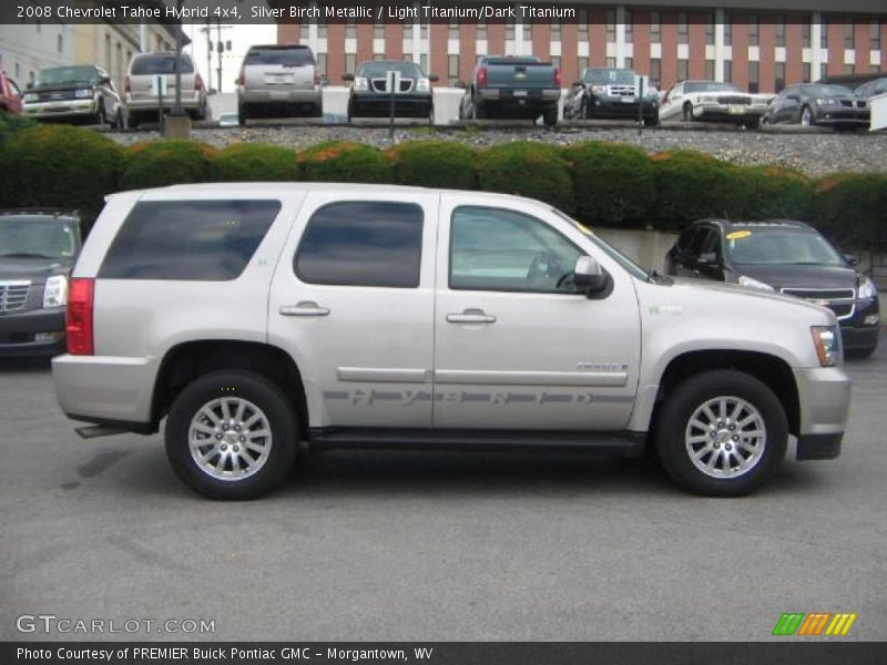 Silver Birch Metallic / Light Titanium/Dark Titanium 2008 Chevrolet Tahoe Hybrid 4x4