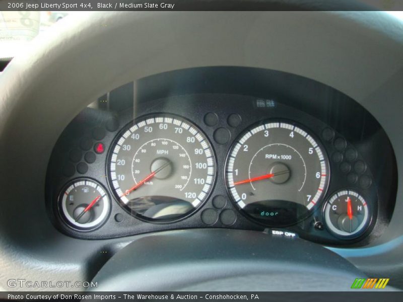Black / Medium Slate Gray 2006 Jeep Liberty Sport 4x4