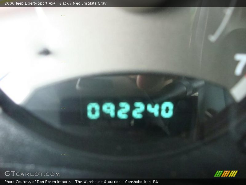 Black / Medium Slate Gray 2006 Jeep Liberty Sport 4x4