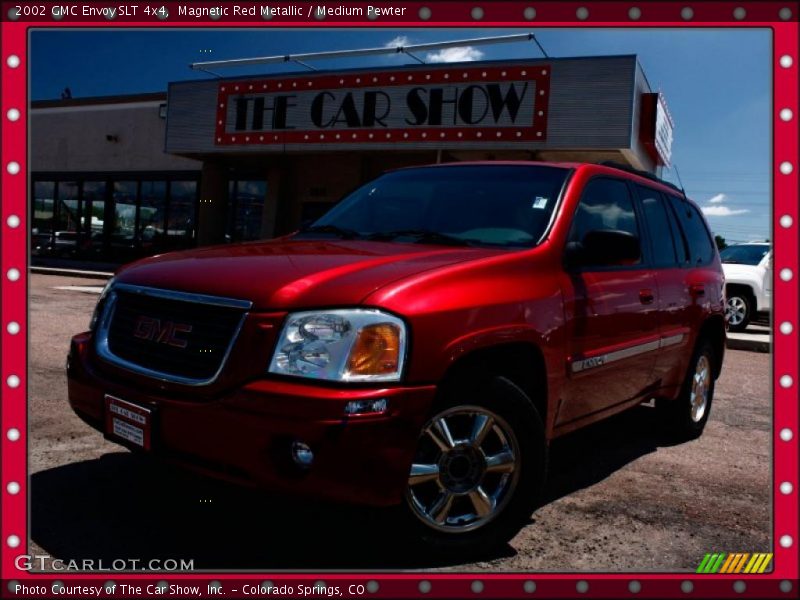 Magnetic Red Metallic / Medium Pewter 2002 GMC Envoy SLT 4x4