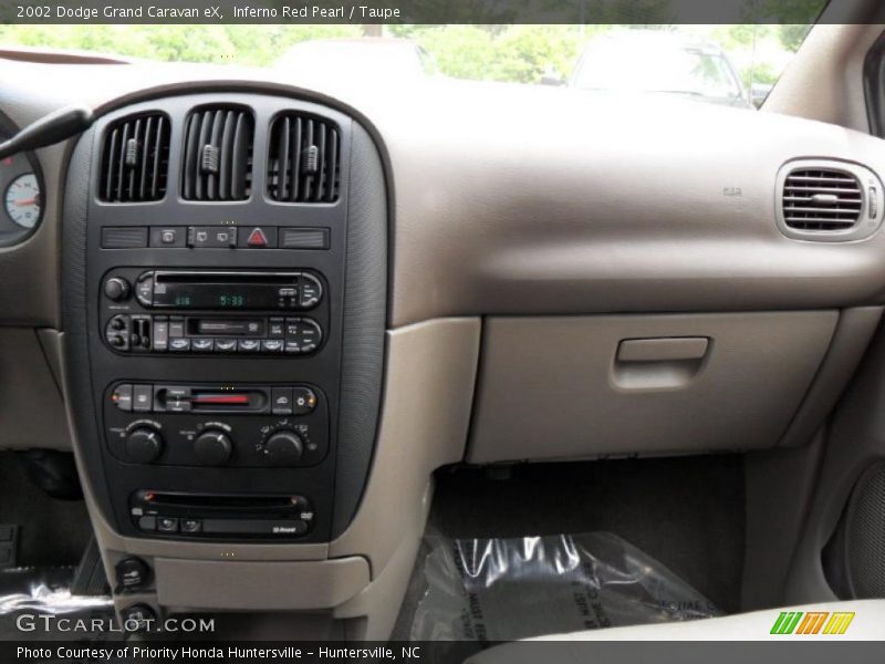 Inferno Red Pearl / Taupe 2002 Dodge Grand Caravan eX