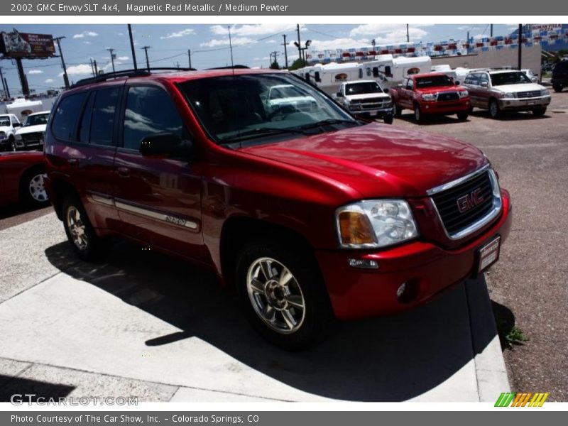 Magnetic Red Metallic / Medium Pewter 2002 GMC Envoy SLT 4x4