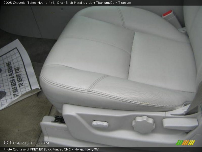 Silver Birch Metallic / Light Titanium/Dark Titanium 2008 Chevrolet Tahoe Hybrid 4x4