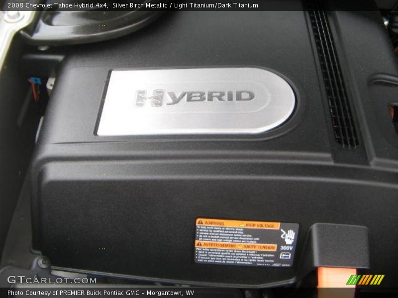Silver Birch Metallic / Light Titanium/Dark Titanium 2008 Chevrolet Tahoe Hybrid 4x4