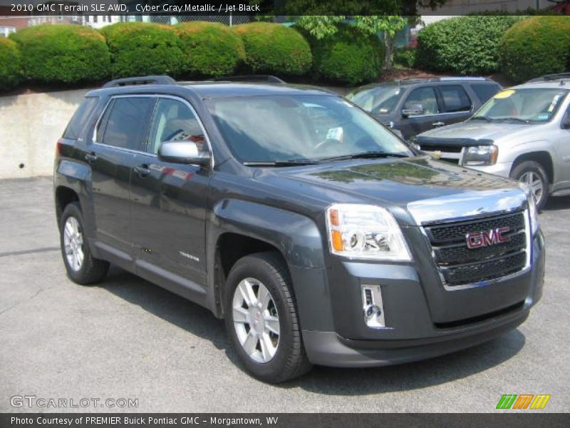 Cyber Gray Metallic / Jet Black 2010 GMC Terrain SLE AWD