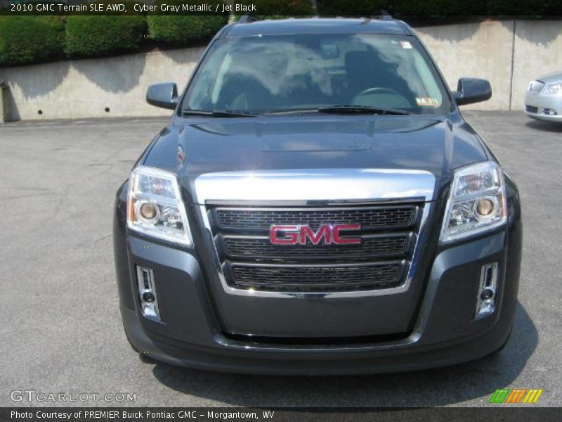 Cyber Gray Metallic / Jet Black 2010 GMC Terrain SLE AWD