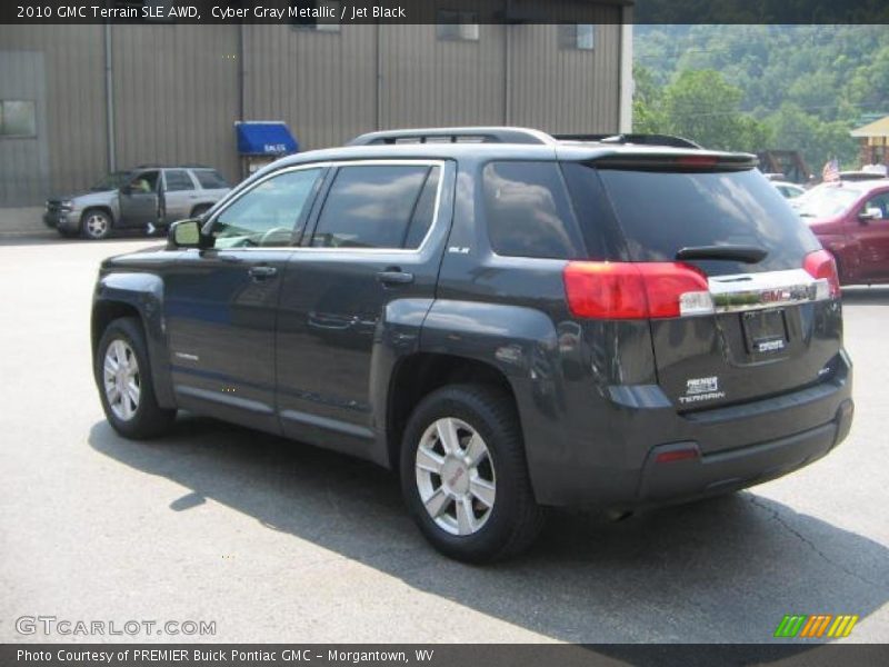 Cyber Gray Metallic / Jet Black 2010 GMC Terrain SLE AWD