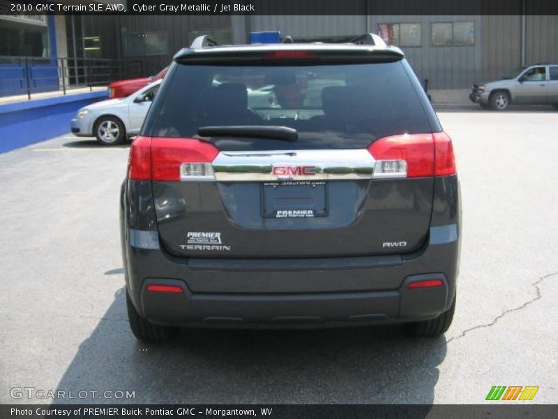 Cyber Gray Metallic / Jet Black 2010 GMC Terrain SLE AWD