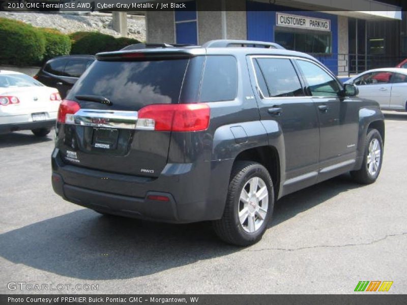 Cyber Gray Metallic / Jet Black 2010 GMC Terrain SLE AWD