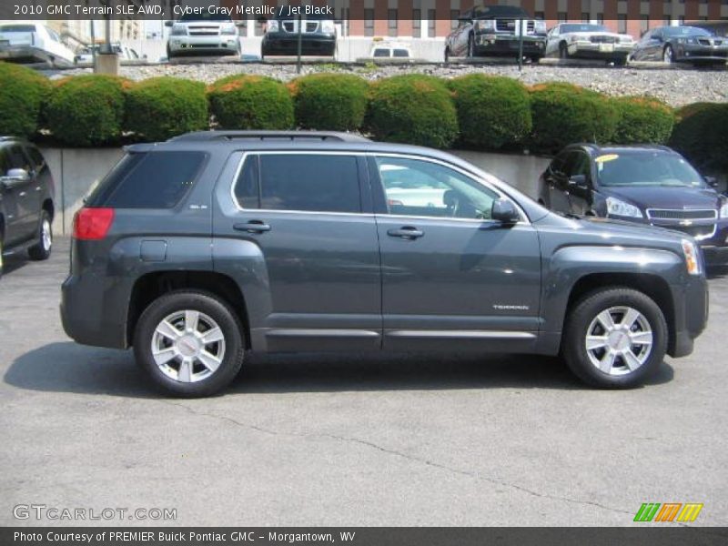 Cyber Gray Metallic / Jet Black 2010 GMC Terrain SLE AWD