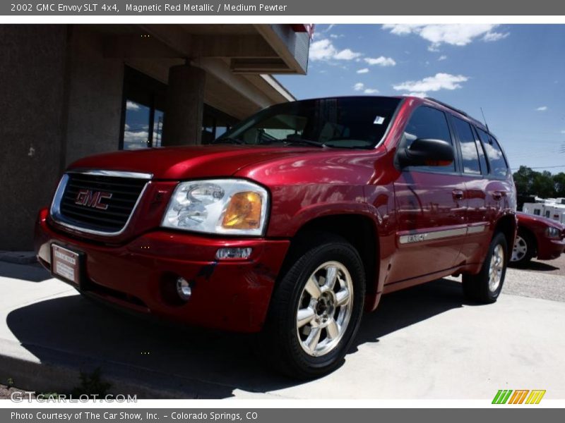 Magnetic Red Metallic / Medium Pewter 2002 GMC Envoy SLT 4x4