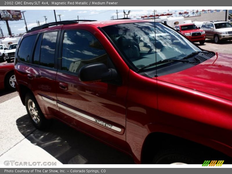 Magnetic Red Metallic / Medium Pewter 2002 GMC Envoy SLT 4x4