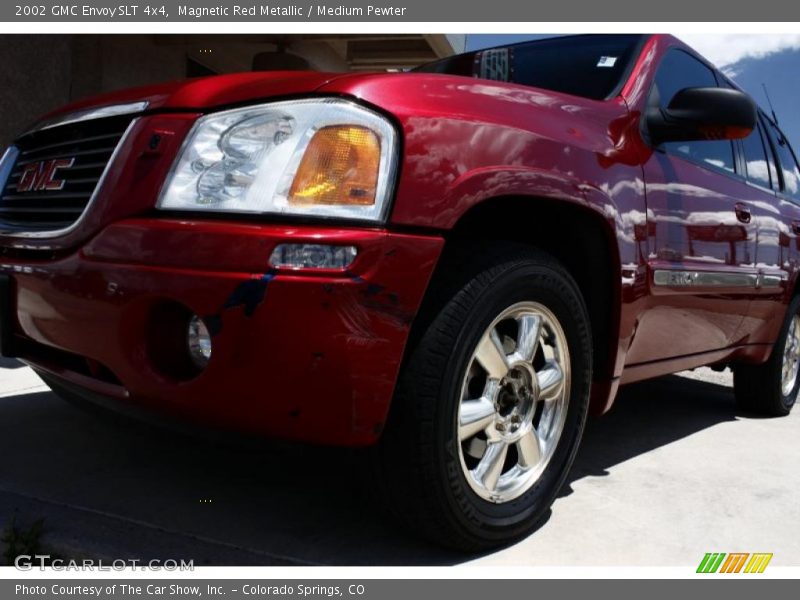 Magnetic Red Metallic / Medium Pewter 2002 GMC Envoy SLT 4x4