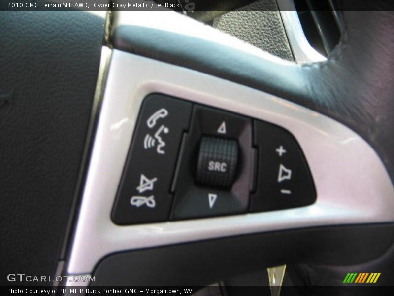Cyber Gray Metallic / Jet Black 2010 GMC Terrain SLE AWD