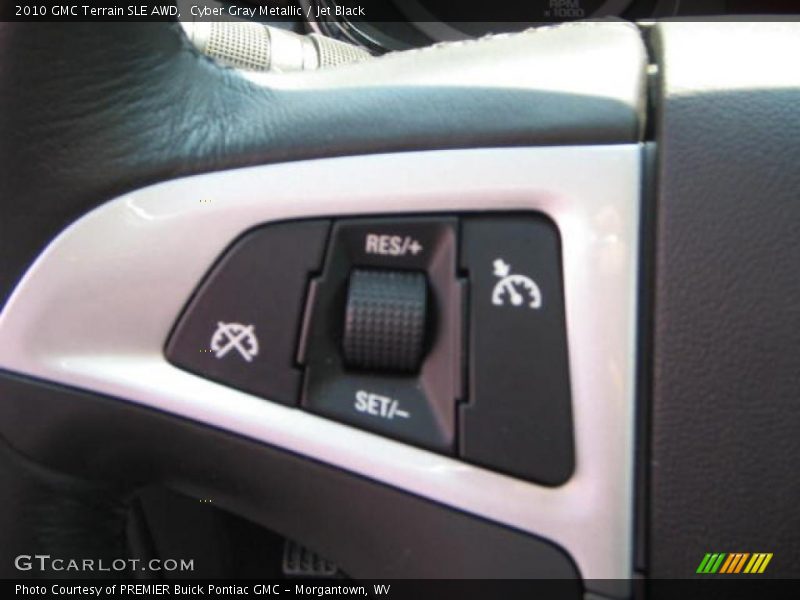 Cyber Gray Metallic / Jet Black 2010 GMC Terrain SLE AWD