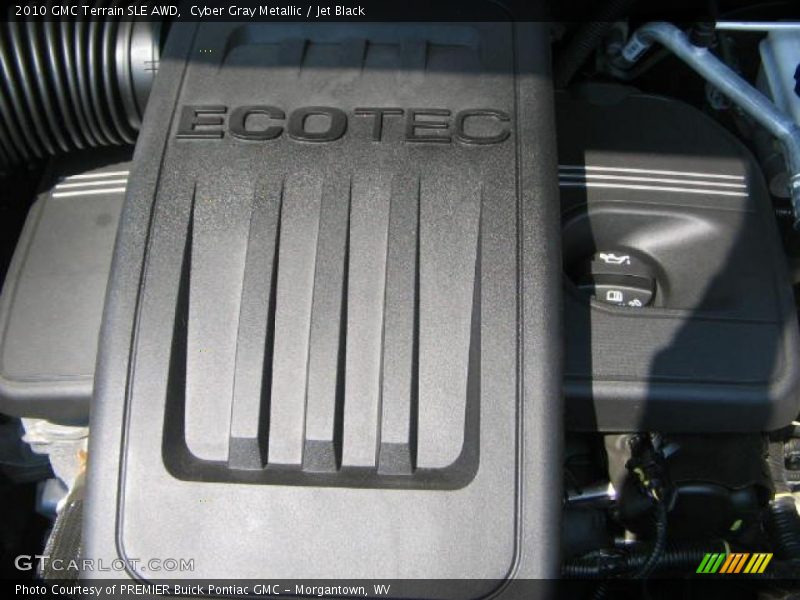 Cyber Gray Metallic / Jet Black 2010 GMC Terrain SLE AWD