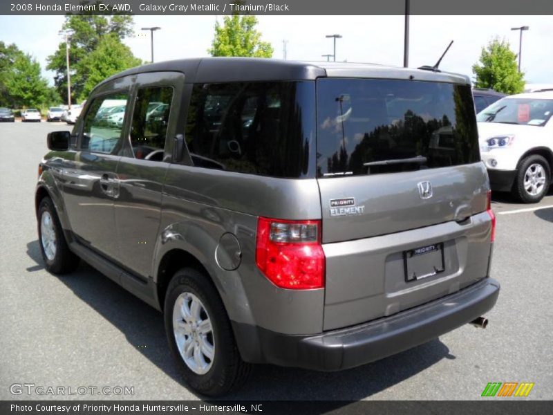 Galaxy Gray Metallic / Titanium/Black 2008 Honda Element EX AWD