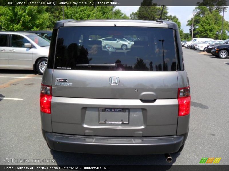 Galaxy Gray Metallic / Titanium/Black 2008 Honda Element EX AWD