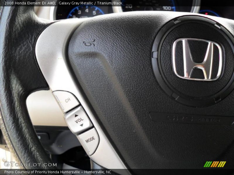 Galaxy Gray Metallic / Titanium/Black 2008 Honda Element EX AWD