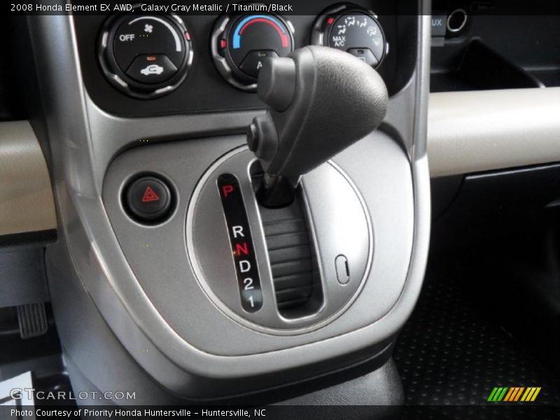 Galaxy Gray Metallic / Titanium/Black 2008 Honda Element EX AWD