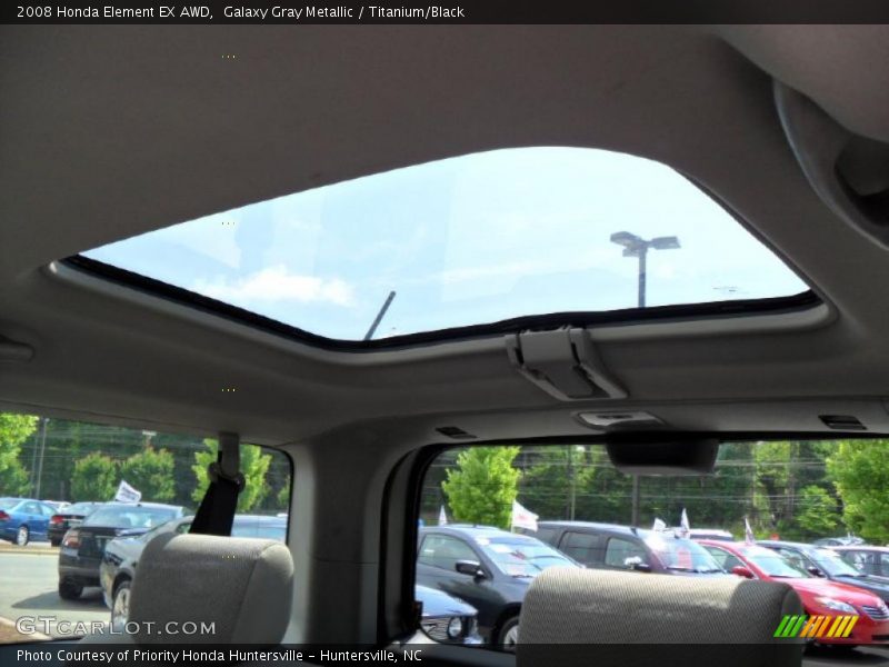 Galaxy Gray Metallic / Titanium/Black 2008 Honda Element EX AWD