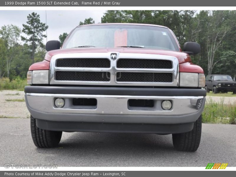 Flame Red / Mist Gray 1999 Dodge Ram 1500 SLT Extended Cab